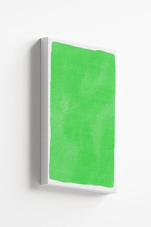 Textured green watercolor canvas