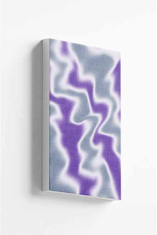 Abstract color white and purple grain Canvas