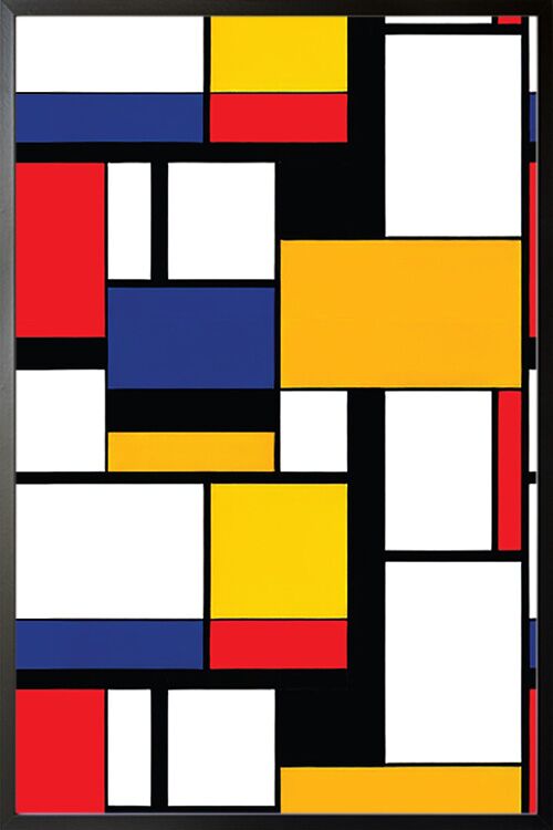 Color Tetris No 3 Poster