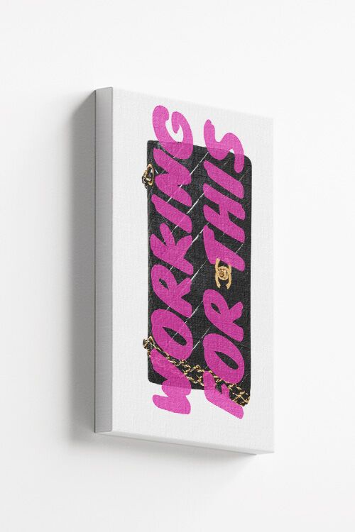 Work For This Typography Canvas